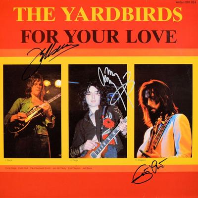 The Yardbirds signed For Your Love album 