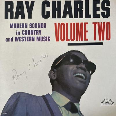 Ray Charles signed Volume II album