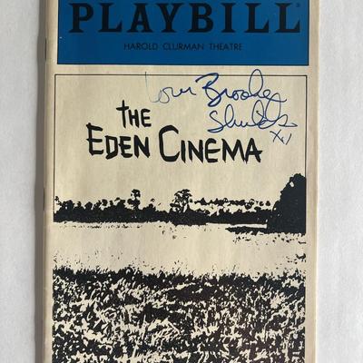 The Eden Cinema Brooke Shields signed Playbill