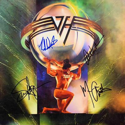 Van Halen signed 5150 album