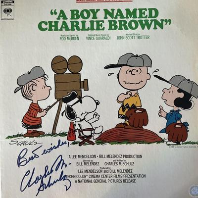 Signed original Peanuts 