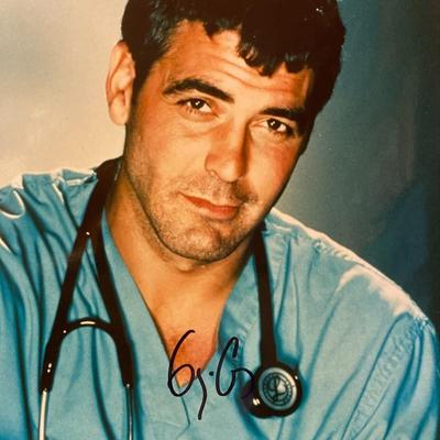 ER George Clooney signed photo