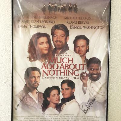 Much Ado About Nothing signed poster