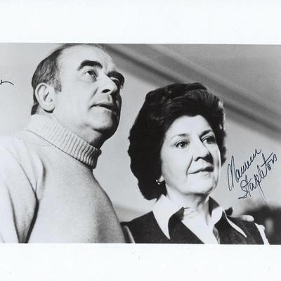 The Gathering Ed Asner and Maureen Stapleton signed movie photo