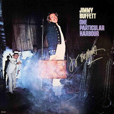 Jimmy Buffett signed One Particular Harbour album