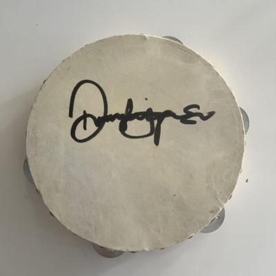 Dizzy Gillespie signed tambourine