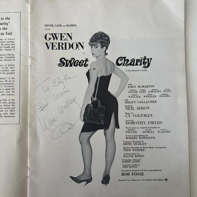 Sweet Charity cast signed booklet