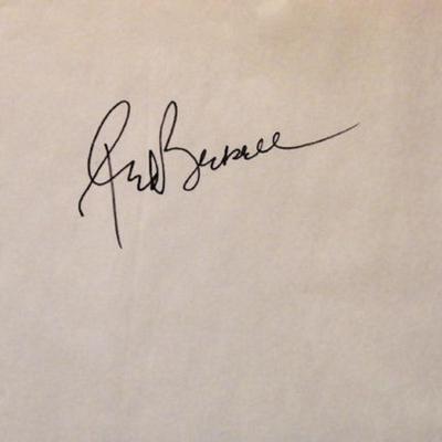 Ted Bessell signature slip 