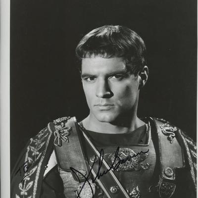 John Gravin signed Spartacus photo