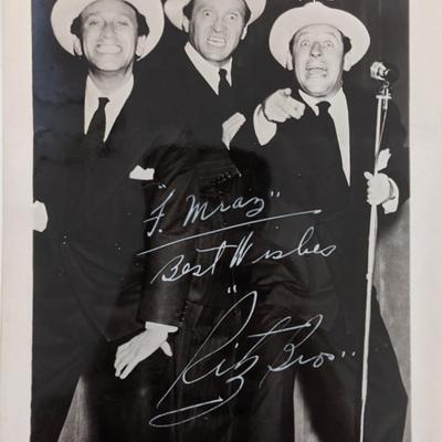 Ritz Brothers Signed Photo