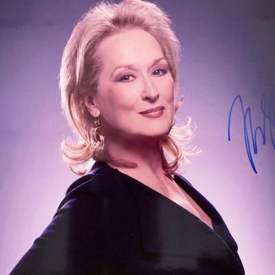 Meryl Streep Signed Photo