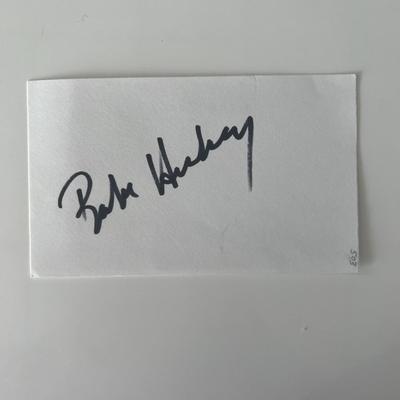 Professional Golfer Babe Hiskey original signature  