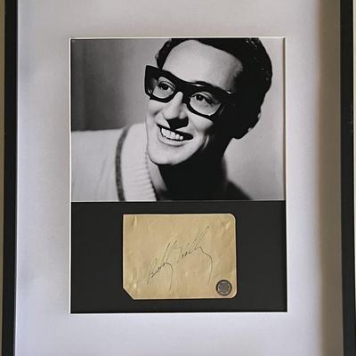 Music Legend Buddy Holly original signature collage