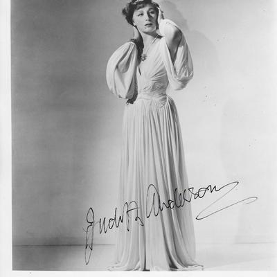 John Brown's Body Judith Anderson signed movie photo