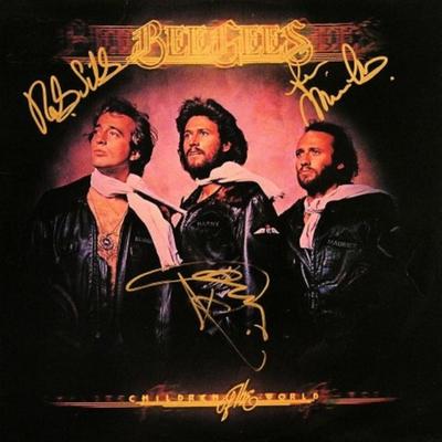 Bee Gees signed Children of the World album