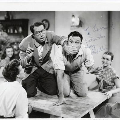 Phil Silvers signed photo