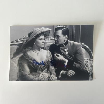 Actress Hannelore Bollmann signed photo