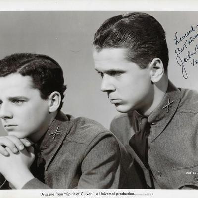The Spirit of Culver Jackie Cooper signed movie photo