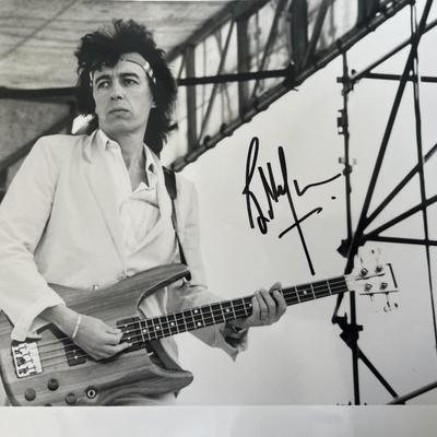 Rolling Stones Bill Wyman signed photo 