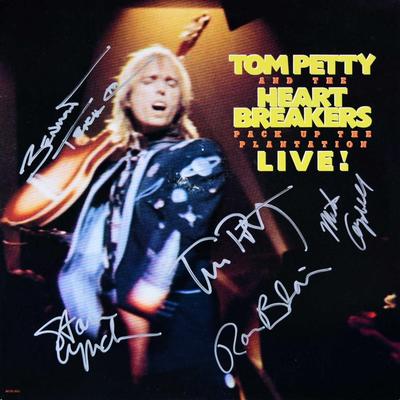 Tom Petty signed Pack Up The Plantation album