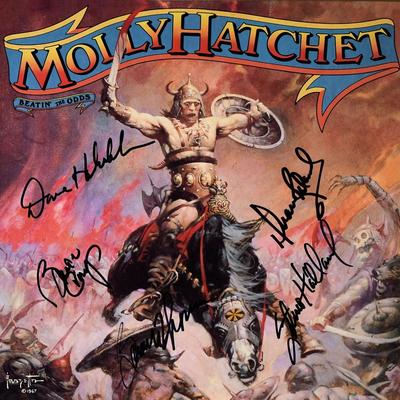 Molly Hatchet signed Beatinâ€™ The Odds album