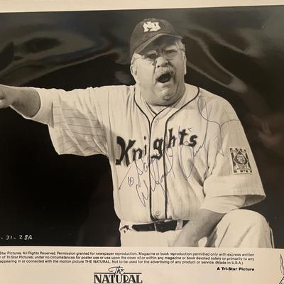 The Natural Wilford Brimley signed movie photo