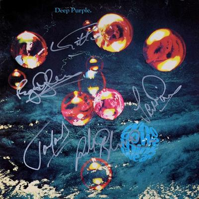 Deep Purple Who Do We Think We Are signed album 