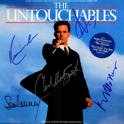 The Untouchables cast signed soundtrack