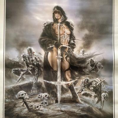 Royo Female Warrior poster 