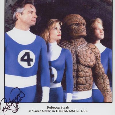 The Fantastic Four Rebecca Staab signed movie photo