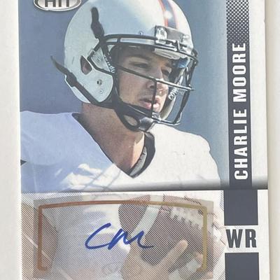 Charlie Moore signed 2014 Sage Hit #A37 trading card
