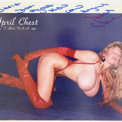 April Chest signed photo