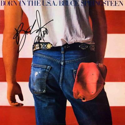 Bruce Springsteen signed Born In The U.S.A album