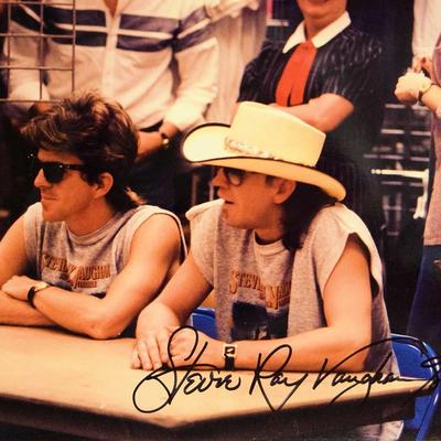 Stevie Ray Vaughan signed promo photo 