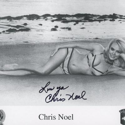 Chris Noel signed photo