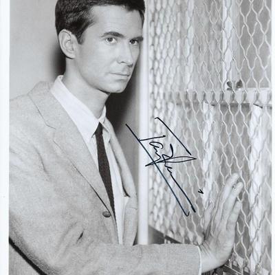 Pretty Poison Anthony Perkins signed movie photo