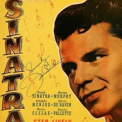 Frank Sinatra & Nancy Sinatra signed sheet music 