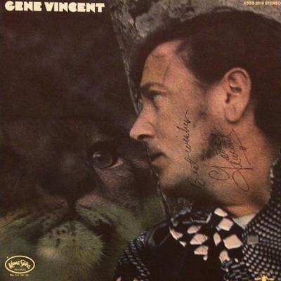 Gene Vincent signed debut album 
