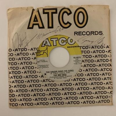 The Bee Gees signed 45 RPM