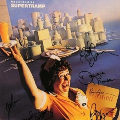Supertramp signed sheet music 