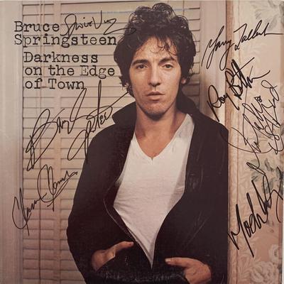 Bruce Springsteen Darkness On The Edge Of Town signed album