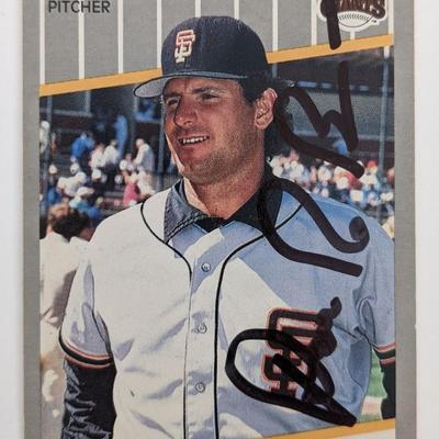 Don Robinson Signed Baseball Trading Card - Fleer #342 1989
