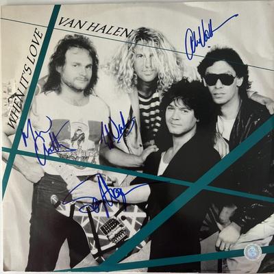 Van Halen signed 