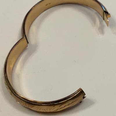 14k Gold Bangle Bracelet - 28 grams