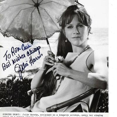 The Moving Target Julie Harris signed movie photo