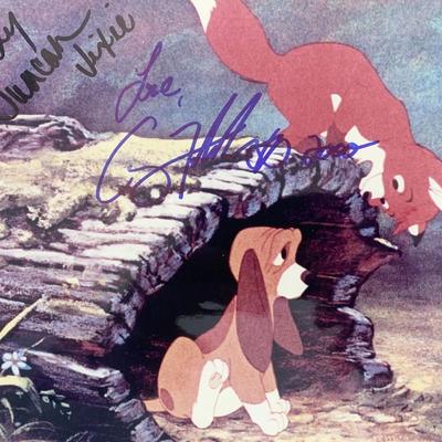 The Fox and the Hound Sandy Duncan and Cory Feldman signed photo