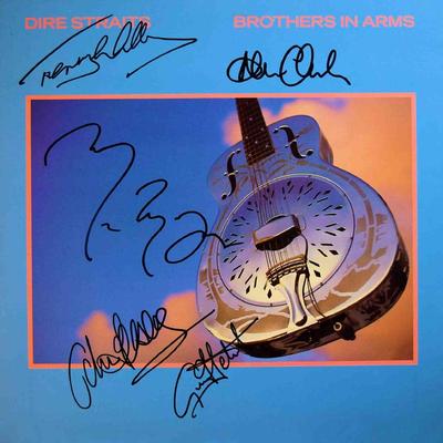 Dire Straits signed Brothers In Arms album