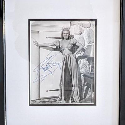 Ginger Rogers Signed Photo