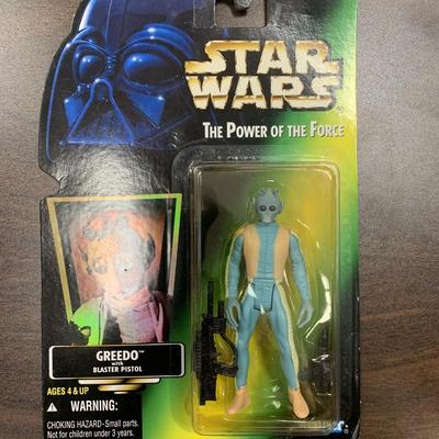Star Wars unsigned Greedo action figure