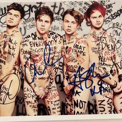 5 Seconds of Summer Signed Photo